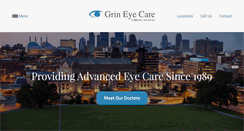 Desktop Screenshot of grineyecare.com