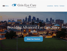 Tablet Screenshot of grineyecare.com